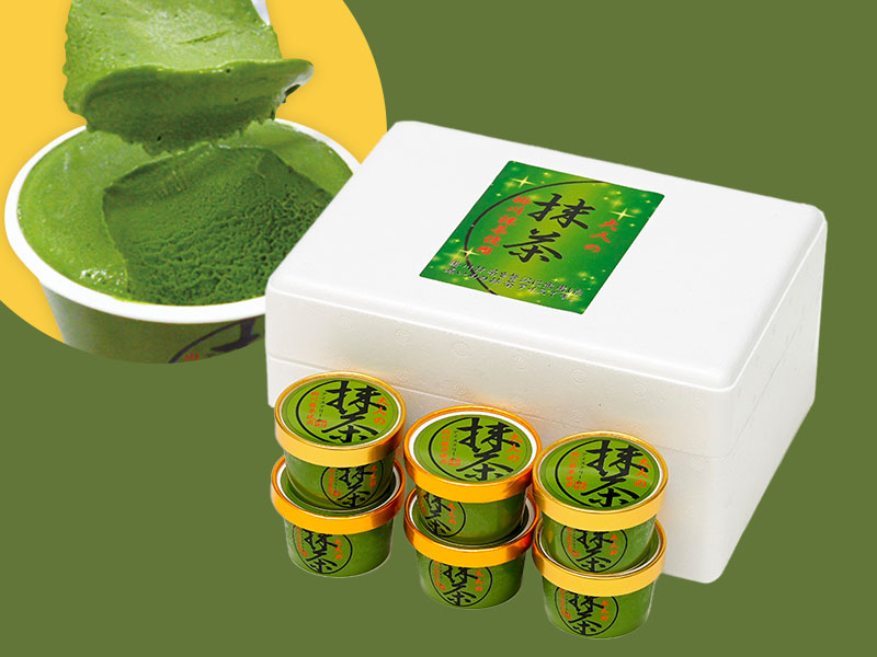 先月の急上昇ランキング第2位の掛川抹茶をふんだんに使用した「大人の抹茶アイス」