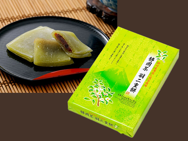 先月の急上昇ランキング第3位のいっぷく1番人気のお茶菓子「羽二重餅」