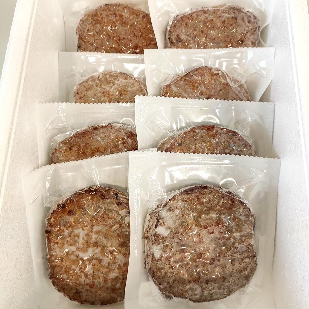 掛川牛(交雑種)ハンバーグ 8個