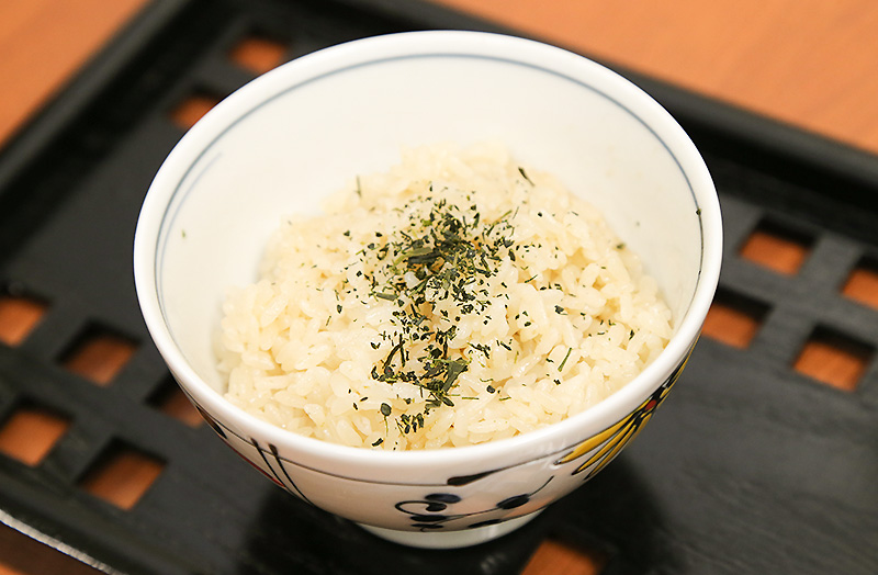 深蒸し茶を使った茶飯