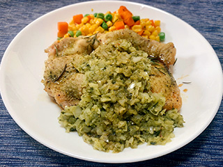 茶葉再利用 チキンディボラ風