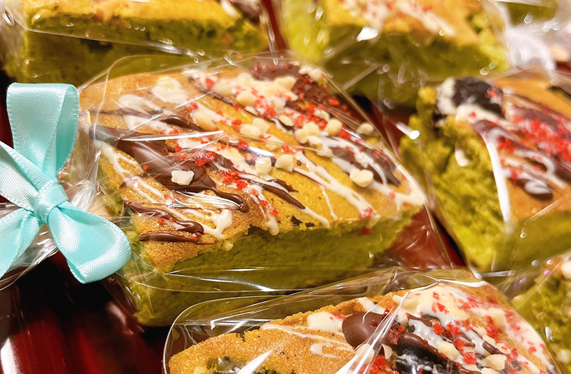 簡単に出来る！深蒸し茶ペーストを使ったブラウニー