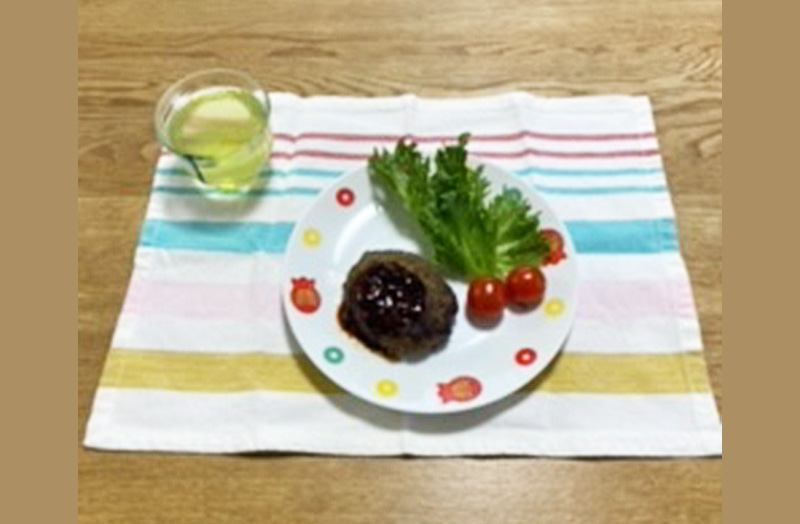 茶殻ハンバーグ