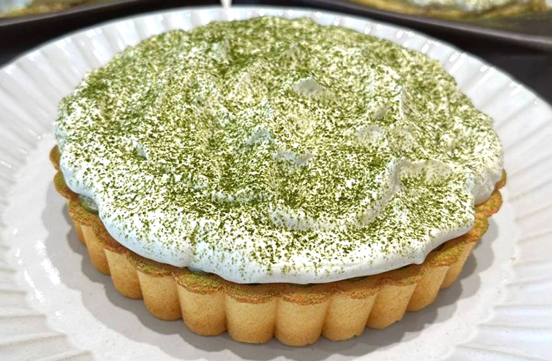 掛川抹茶のタルトケーキ(JA掛川市女性部 高田麗先生のタルト教室より)